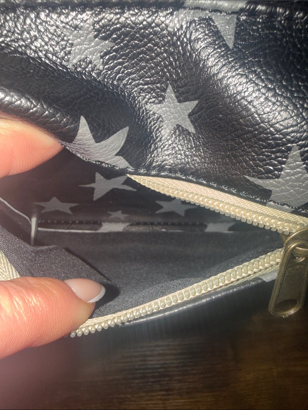 Loungefly Disney Dumbo Black and Gold Star Mini Backpack - Picture 6 of 6